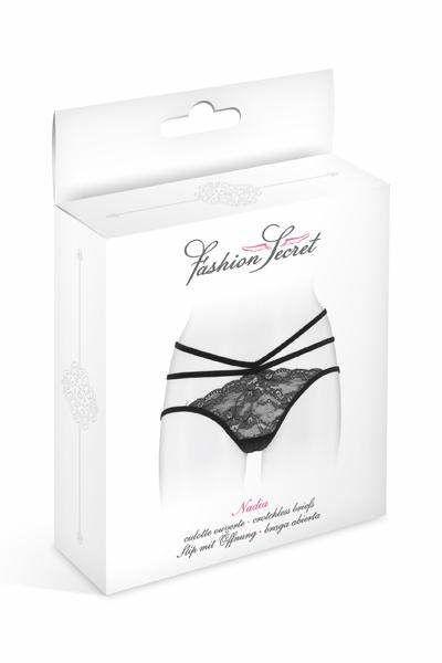 Трусики з відкритою попкою Fashion Secret Nadia Black у DIDO