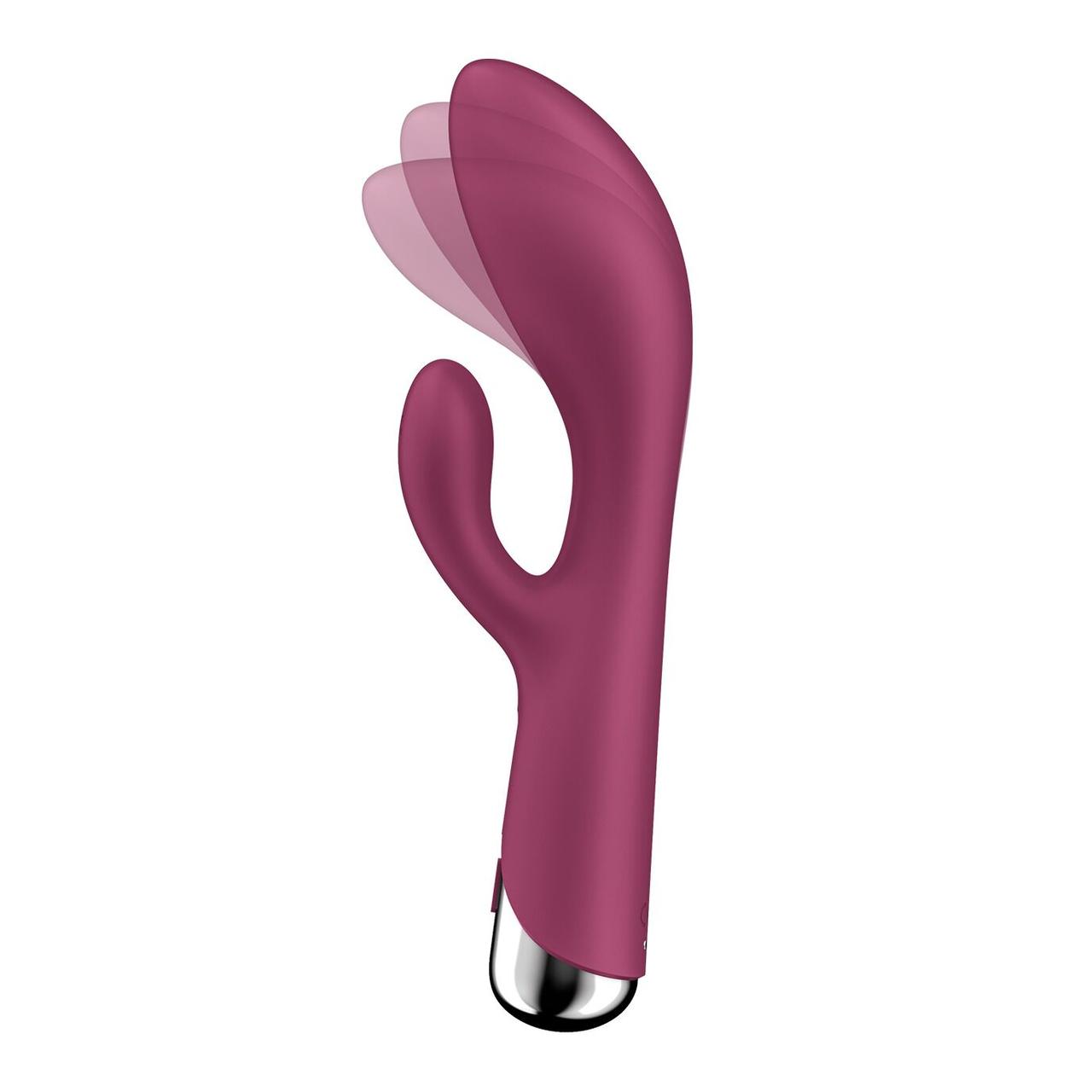 Вібратор-кролик із ротацією Satisfyer Spinning Rabbit 1 Red, 3 мотори в DIDO