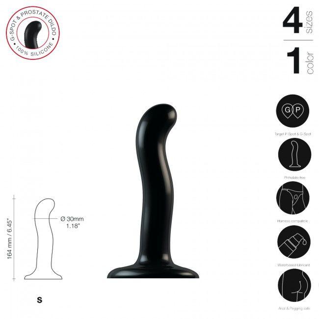 Насадка для страпону Strap-On-Me P&G-Spot Dildo, силікон, розмір S в DIDO