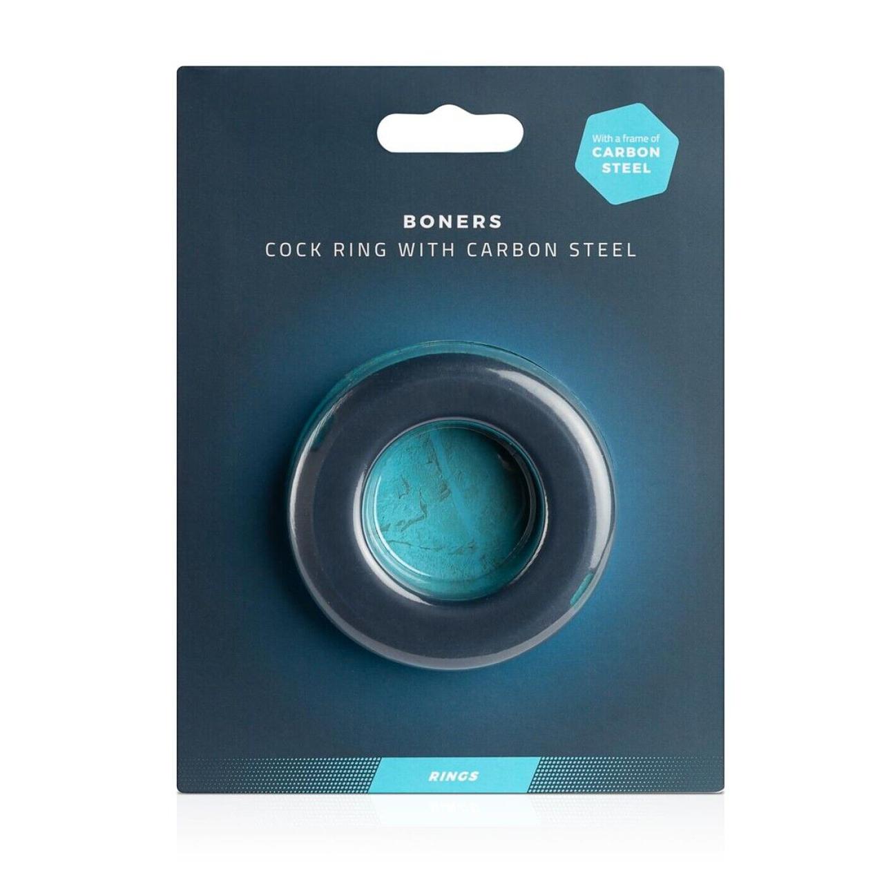 Эрекционное кольцо Boners Cock Ring With Carbon Steel в DIDO