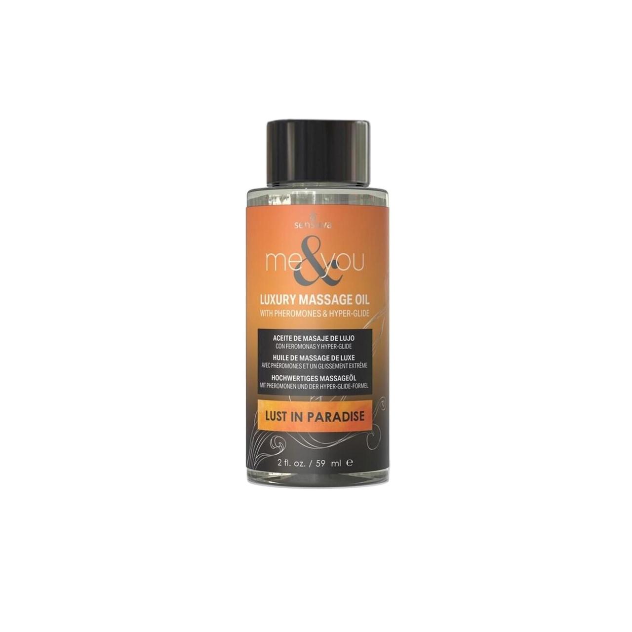 Массажное масло Sensuva Me&You - Lust in Paradise (Lemon, Ginger, Orange, Vanilla & Sugar) 59 мл в DIDO
