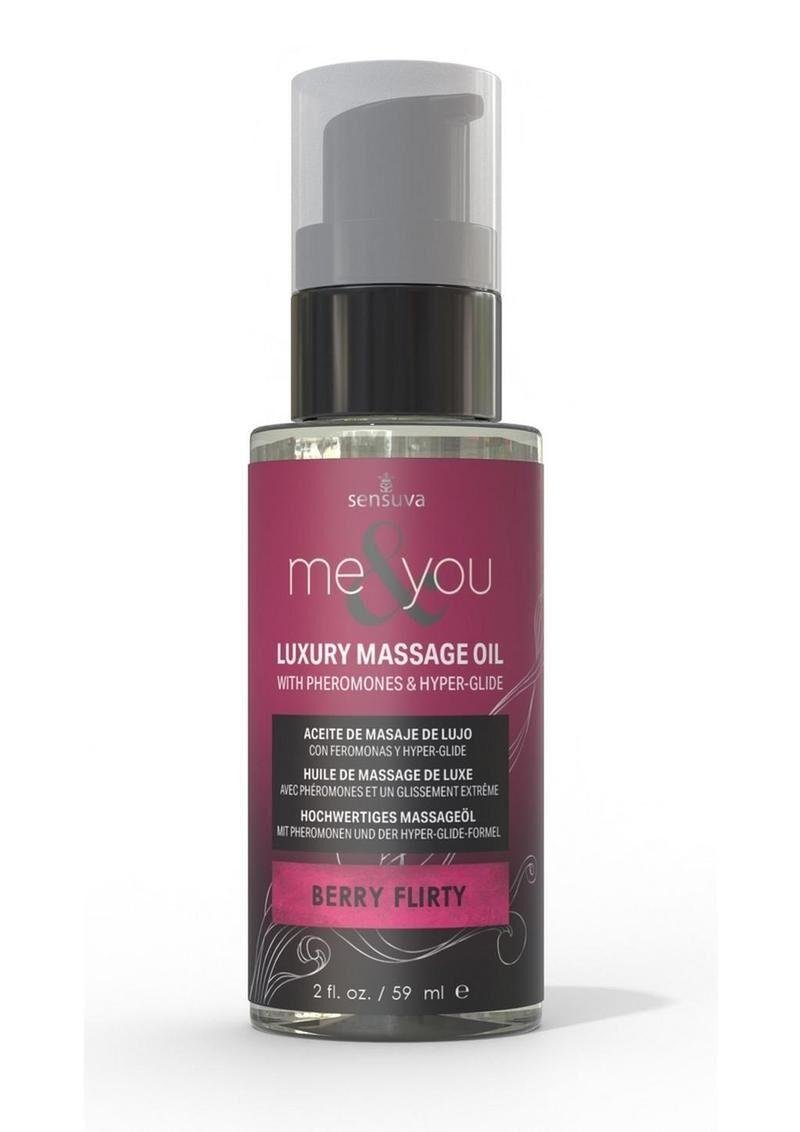 Масажна олія Sensuva Me&You - Berry Flirty (Wild Berries) 59 мл у DIDO
