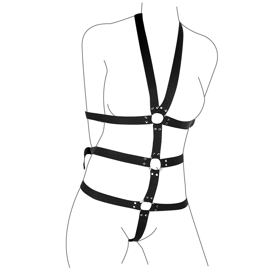 Набор для фиксации Art of Sex – BDSM Fixation Black Night Simple в DIDO