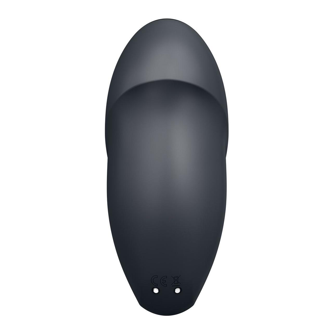 Вибростимулятор-пульсатор Satisfyer Tap & Climax 1 Grey, эффект постукивания пальцем, 2 мотора в DIDO
