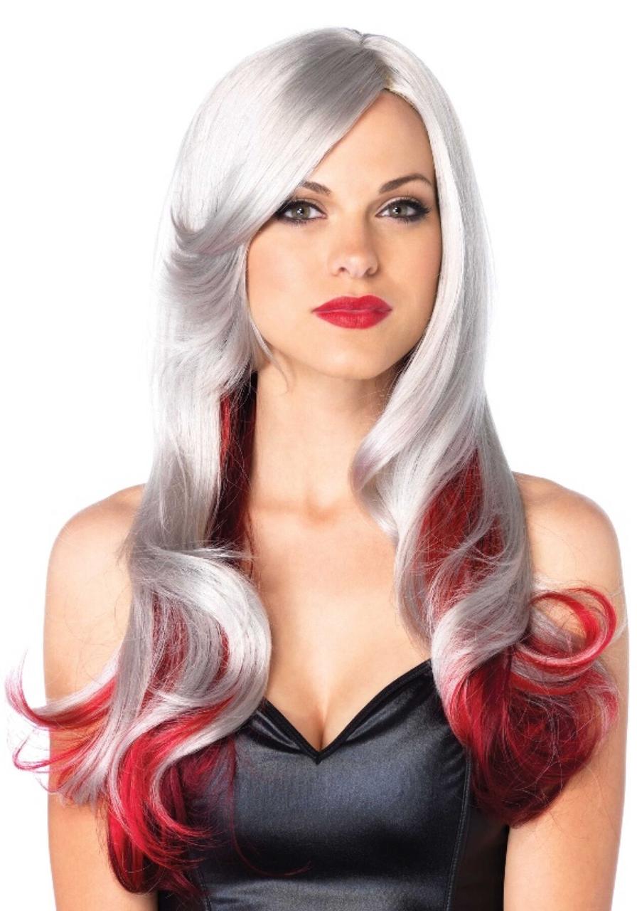 Leg Avenue Allure Multi Color Wig Grey/Red у DIDO
