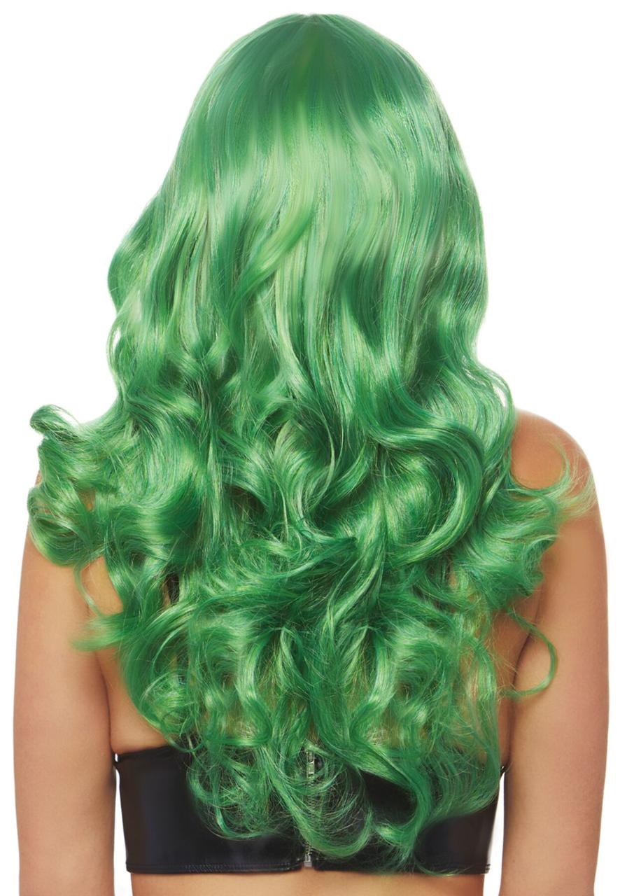 Волнистый парик Leg Avenue Misfit Long Wavy Wig Green, длинный, реалистичный вид, 61 см в DIDO