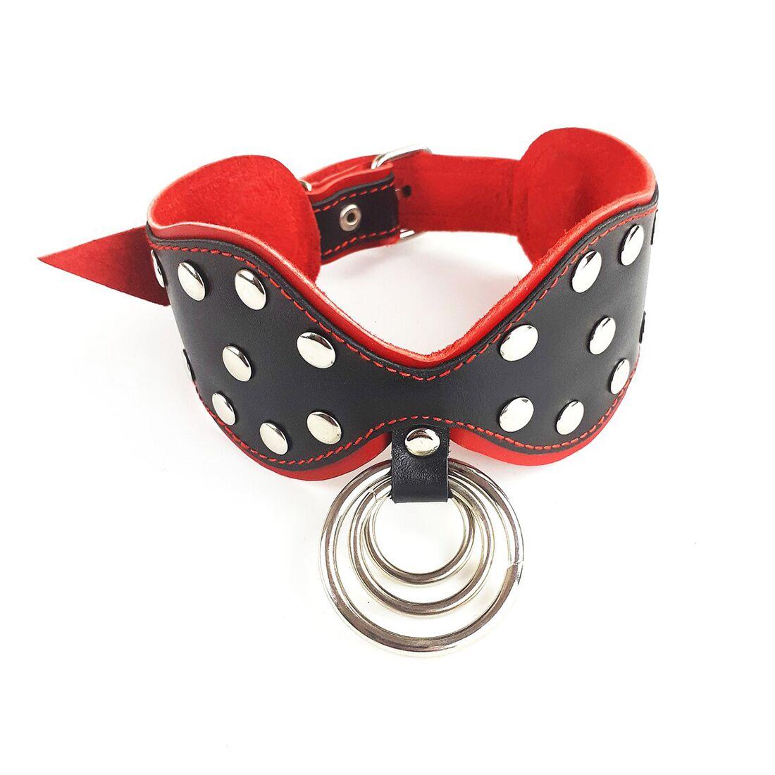 Ошейник из натуральной кожи Art of Sex -  Collar Butterfly в DIDO