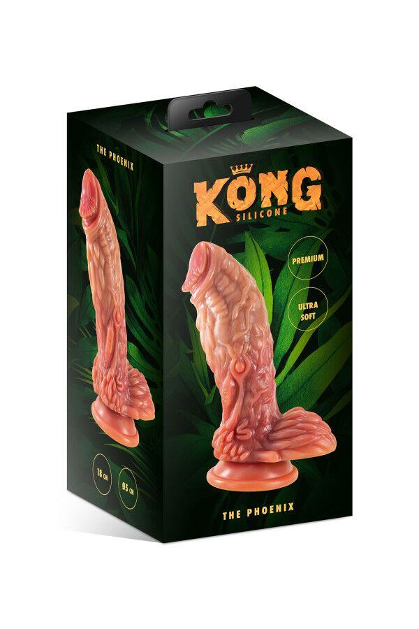Фэнтезийный фаллоимитатор Kong Silicone The Phoenix в DIDO