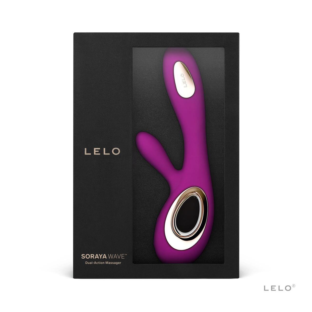 Вибратор-кролик LELO Soraya Wave Deep Rose, манящие движения ствола в DIDO