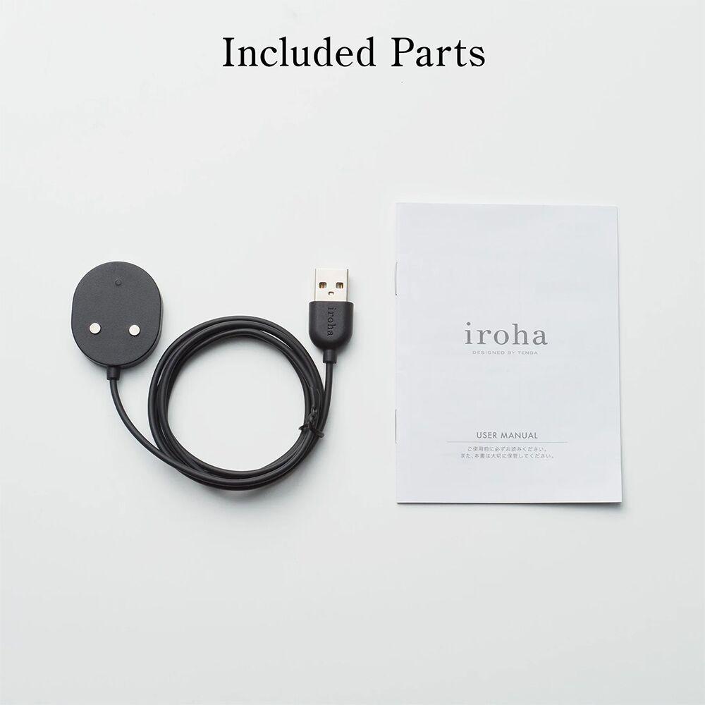 Міні-вібратор IROHA MIDORI Nadeshiko, для ласк і масажу, 5 режимів, що перезаряджається в DIDO