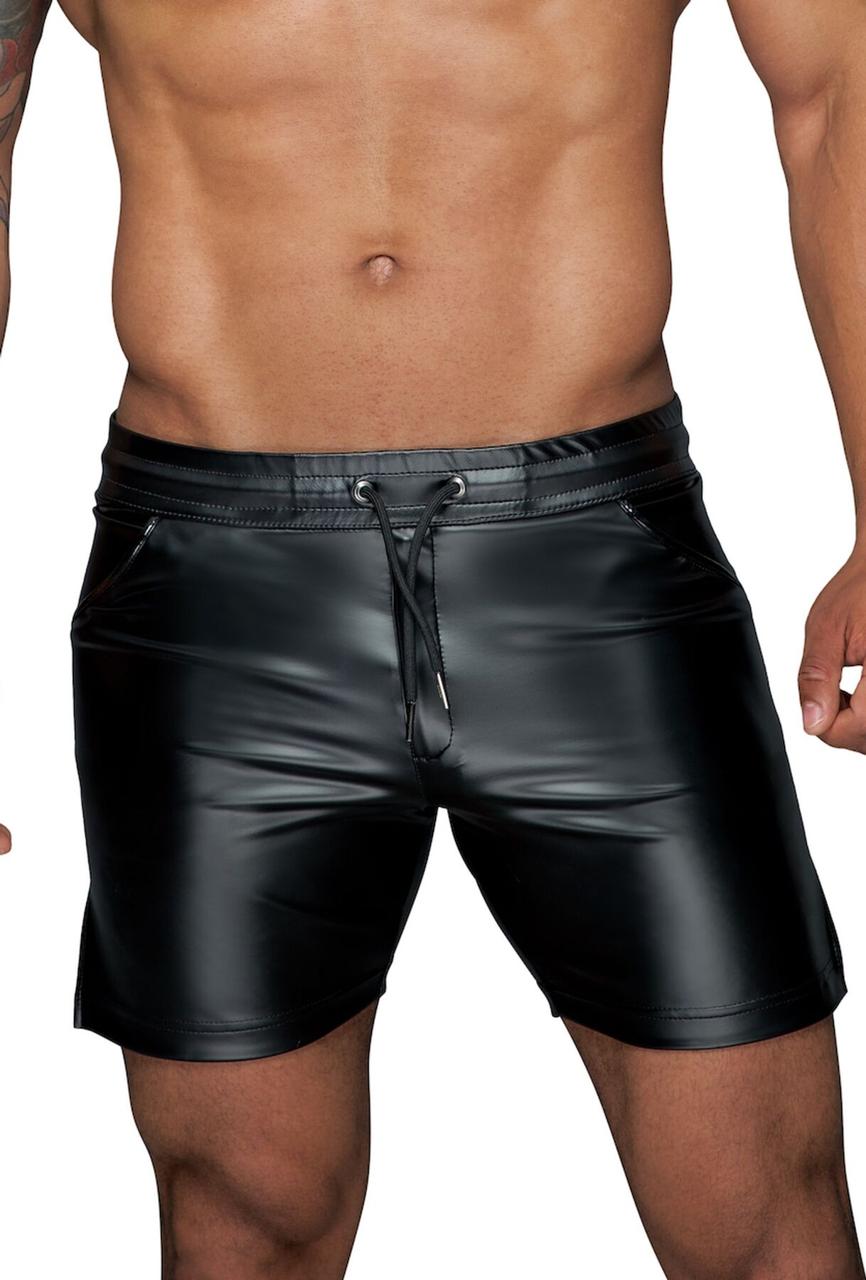 Мужские шорты Noir Handmade H061 Powerwetlook shorts - L в DIDO