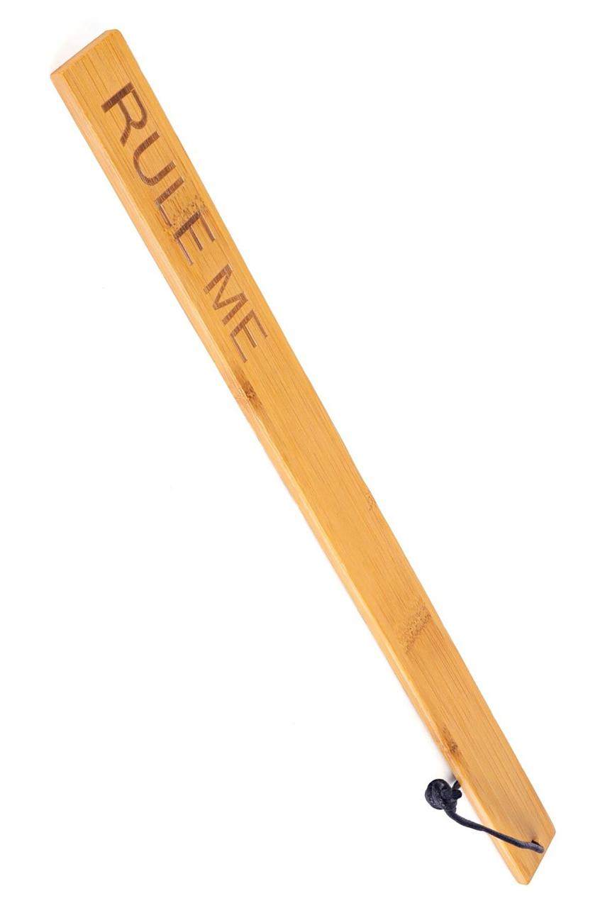 Паддл Fetish Tentation — Paddle Rule Me Bamboo, упакован в ПЭ пакет в DIDO