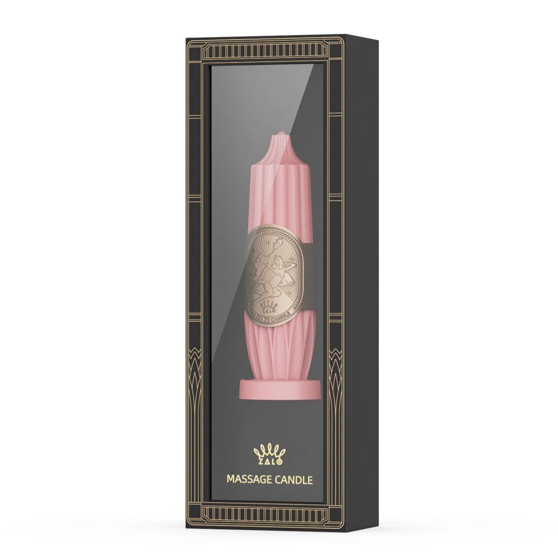 Розкішна масажна свічка Zalo Massage Candle Pink в DIDO