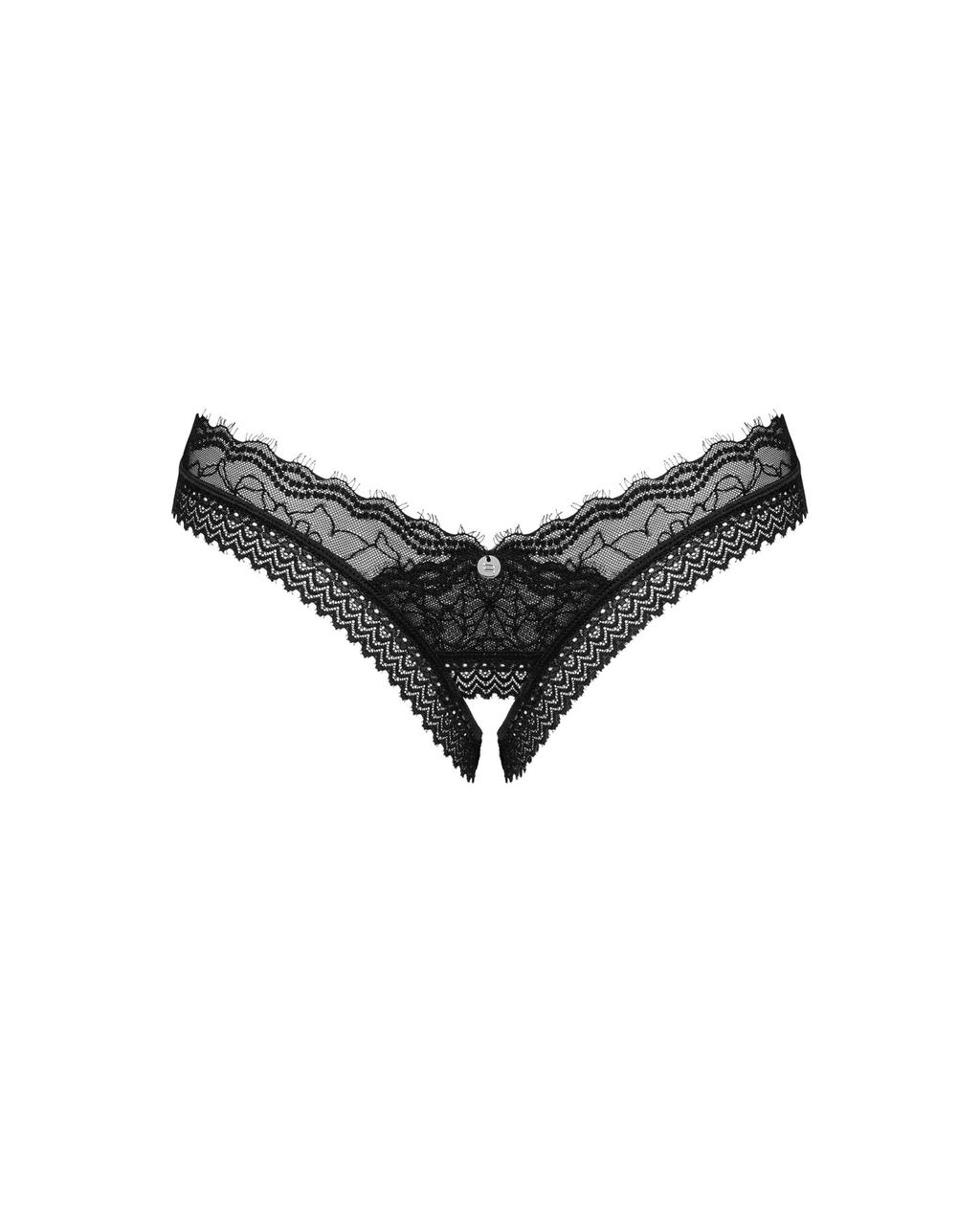 Трусики Obsessive Medilla crotchless thong XL/2XL в DIDO