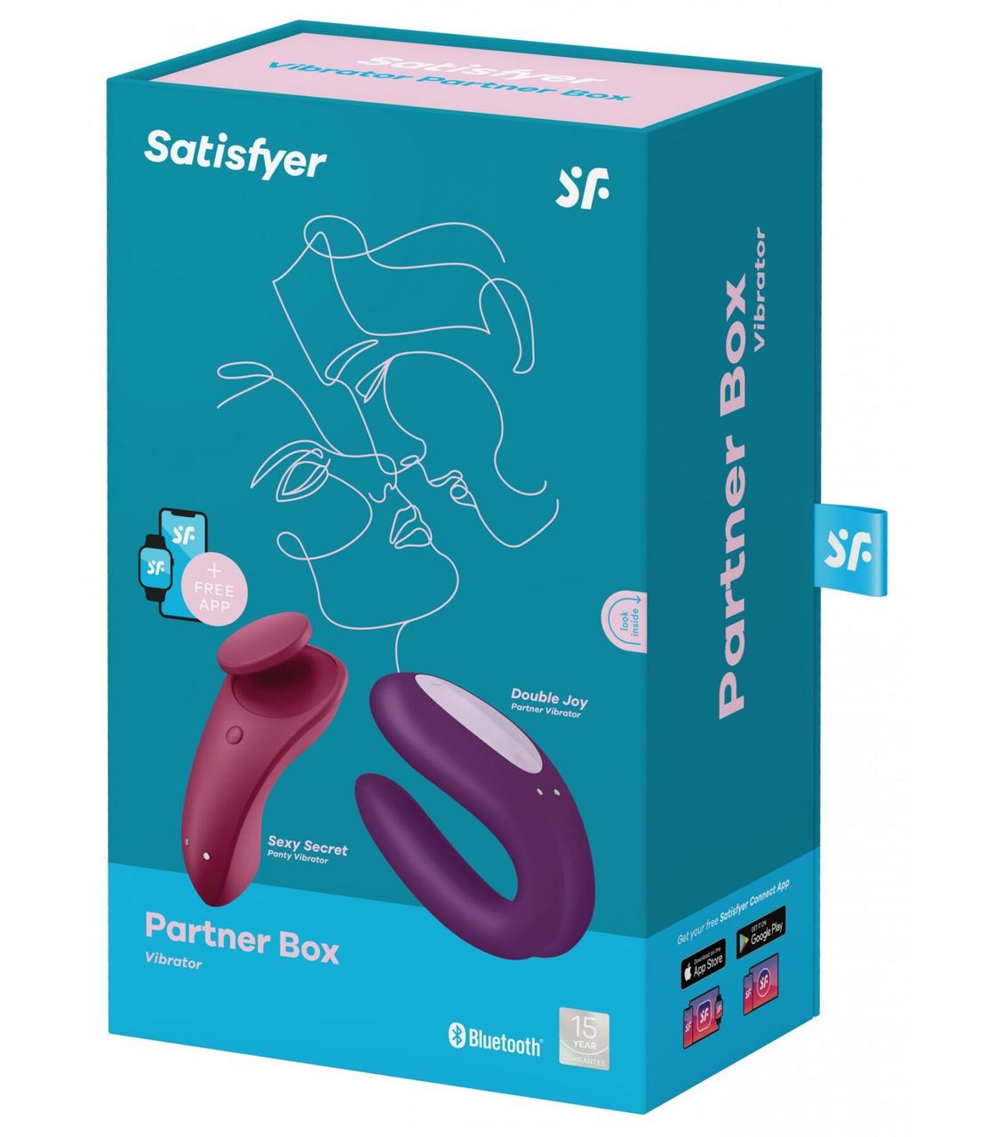 Набір Satisfyer Partner Box 1 (вібратор для пар Double Joy + вібратор у трусики Sexy Secret) у DIDO