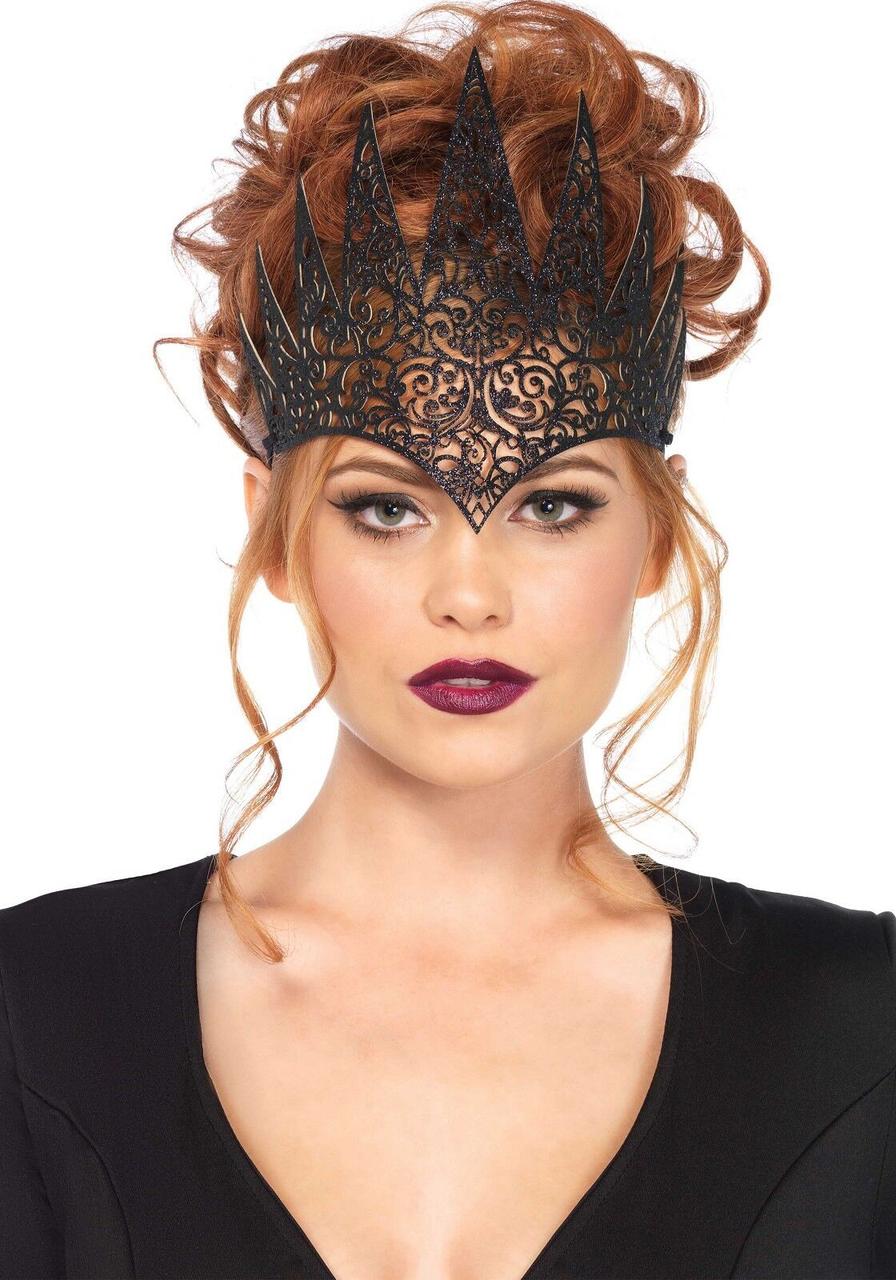 Широкая корона Leg Avenue Die Cut Royal Crown, черная в DIDO