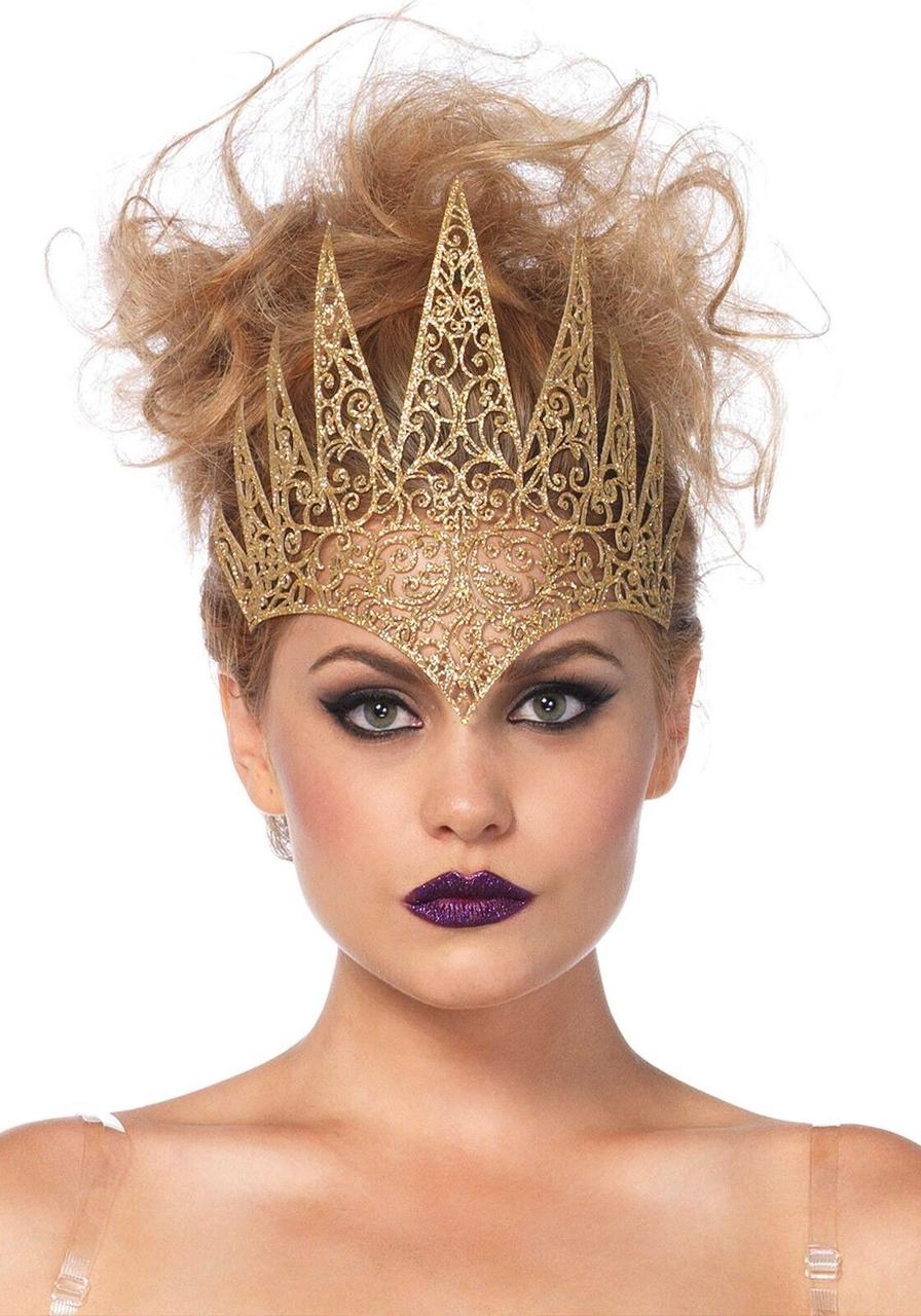 Широка корона Leg Avenue Die Cut Royal Crown, золота у DIDO