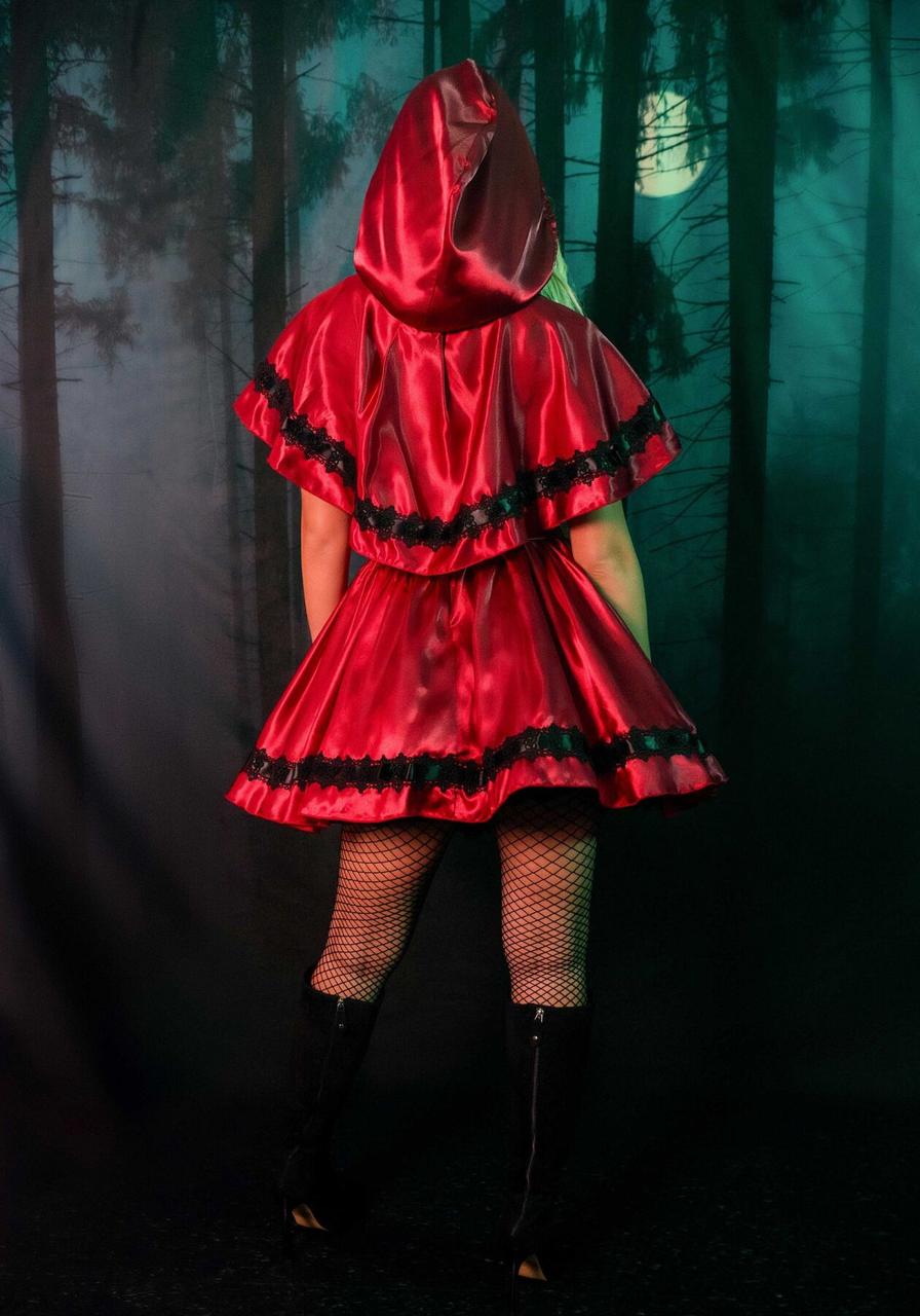 Еротичний костюм Червоної шапочки Leg Avenue Gothic Red Riding Hood XL, сукня, накидка в DIDO
