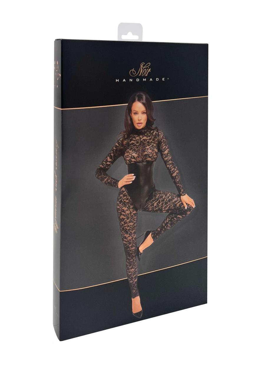 Комбинезон Noir Handmade F299 Enigma lace catsuit with underbust bodice - L в DIDO