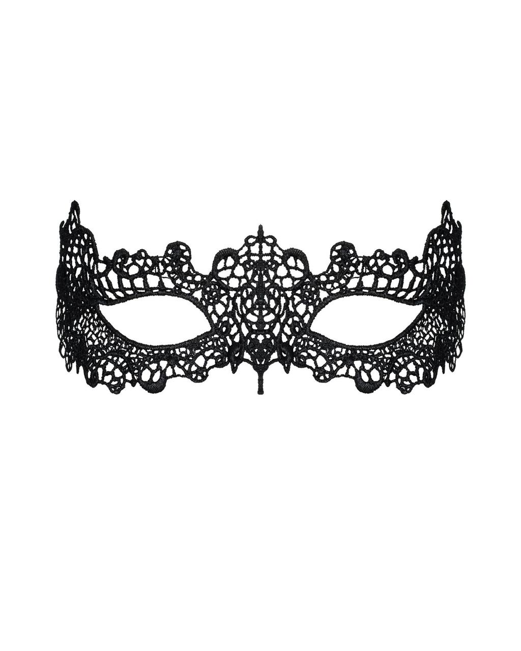 Мереживна маска Obsessive A701 mask, єдиний розмір, чорна в DIDO