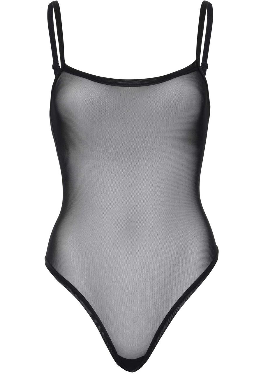 Эротическое боди Leg Avenue Cami bodysuit with thong Black M/L, на бретелях в DIDO
