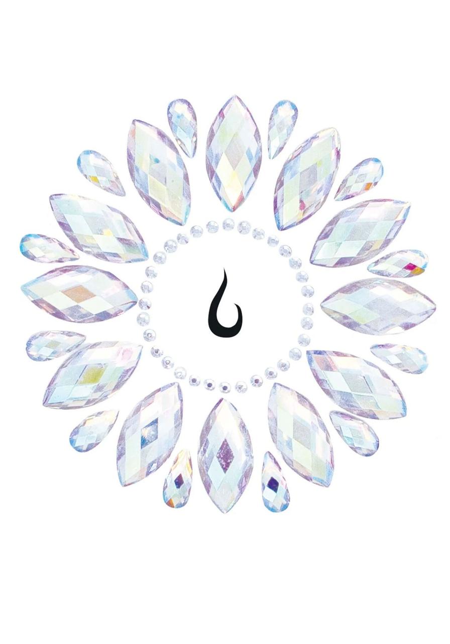 Стрази-прикраси для тіла Leg Avenue Fluer body jewels sticker, наклейки на DIDO