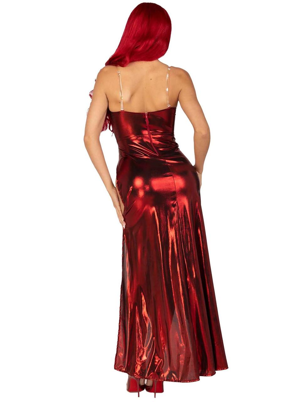 Еротична сукня Leg Avenue Shimmer bodysuit with skirt L в DIDO