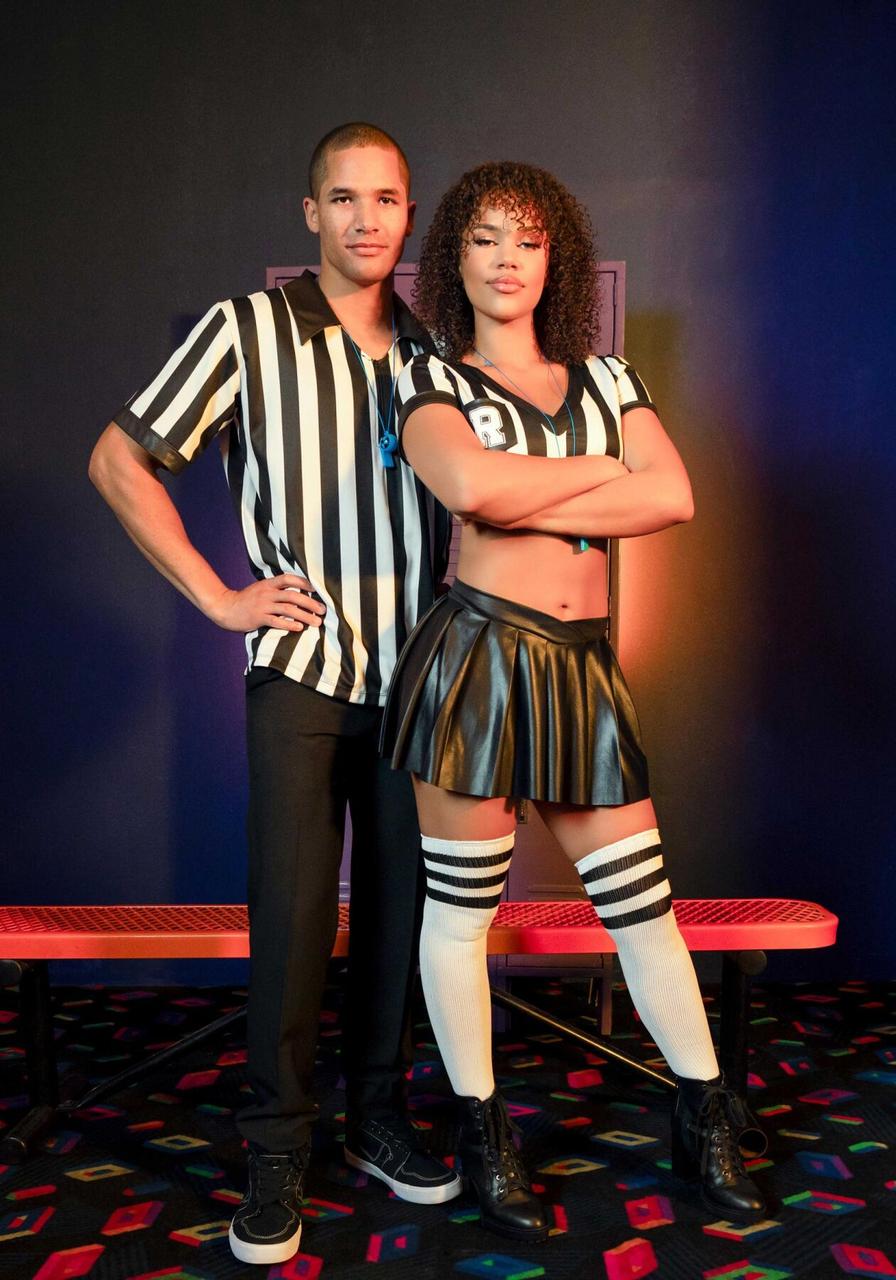 Костюм рефері Leg Avenue Time Out Referee XS, кроп-топ, спідниця, свисток у DIDO