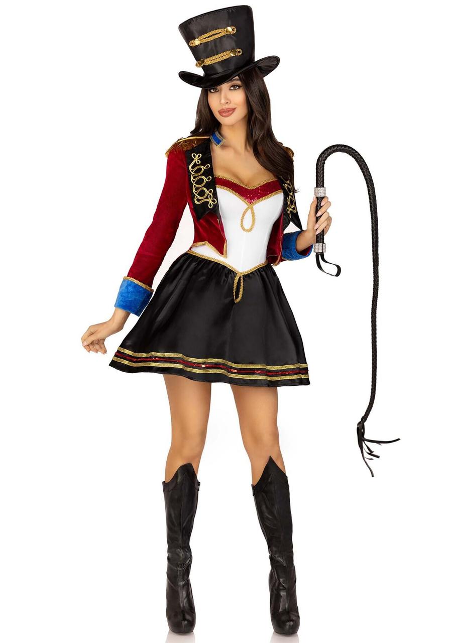 Костюм циркачки Leg Avenue Classic Ringmaster Costume M, сукня, капелюх в DIDO