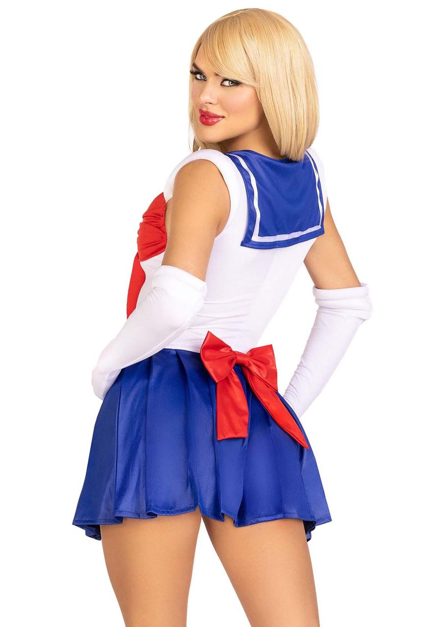 Эротический костюм Сейлор Мун Leg Avenue Sexy Sailor S, платье, перчатки, бант в DIDO