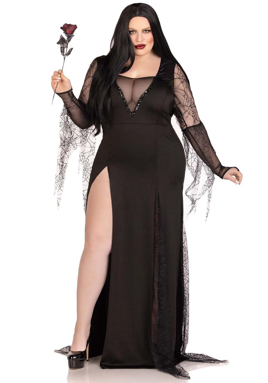 Костюм Мортиши Аддамс Leg Avenue Sexy Spooky Morticia 3X–4X в DIDO
