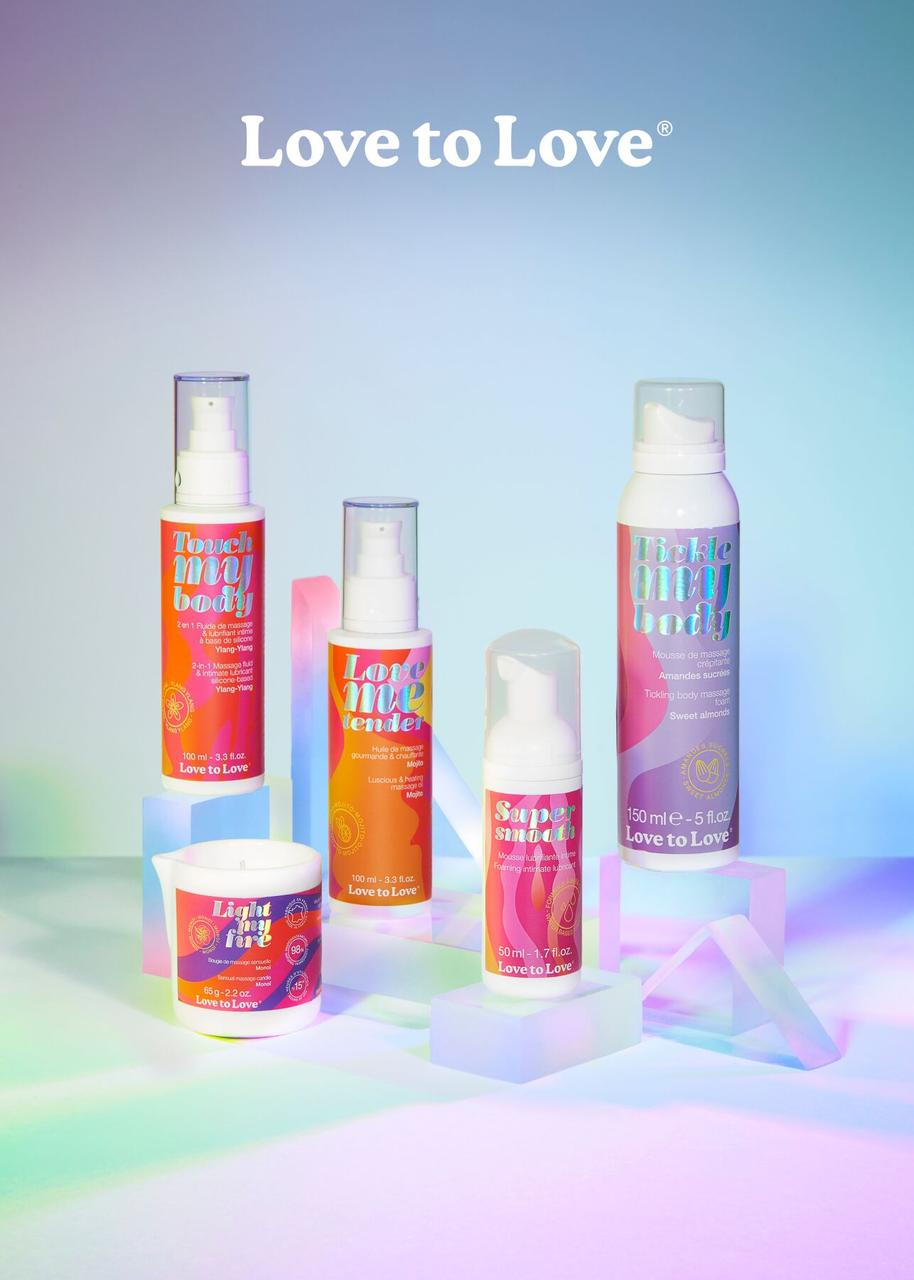 Масажна піна Love To Love TICKLE MY BODY Fresh Mint (150 мл), що зволожує в DIDO
