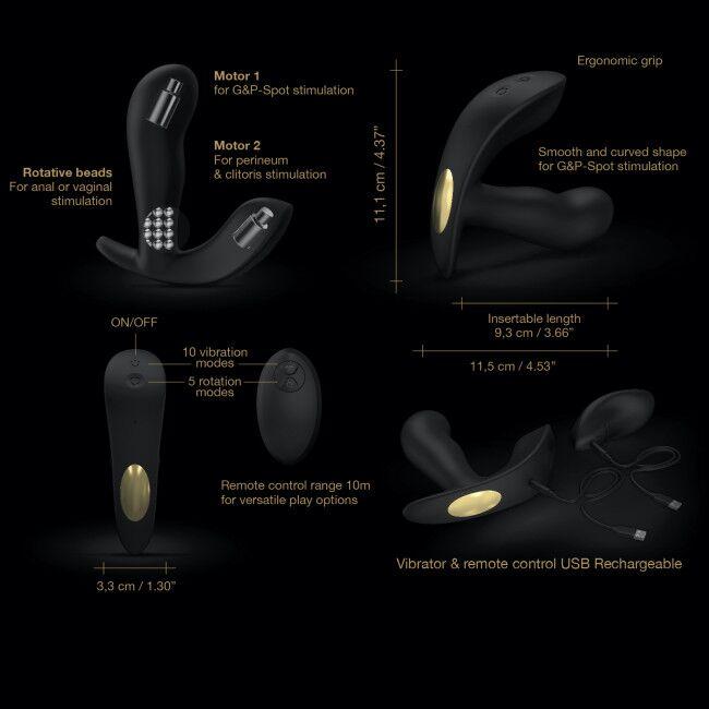Универсальный вибратор с жемчужным массажем Dorcel TWIST DELIGHT в DIDO