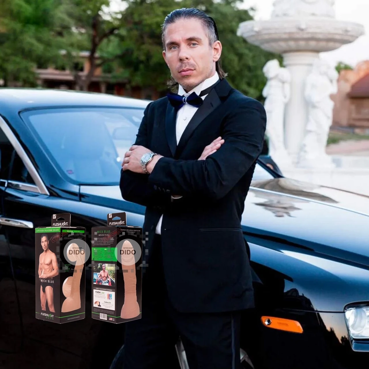 Фалоімітатор Fleshlight Guys: Mick Blue Dildo, по зліпку пеніса в DIDO