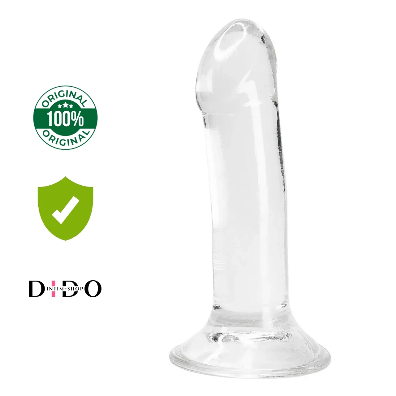 Прозрачный фаллоимитатор Alive Valiant Jelly Dildo в DIDO