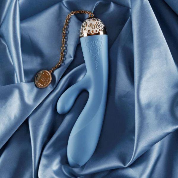 Смартвібратор-кролик Zalo - Rosalie Royal Blue в DIDO