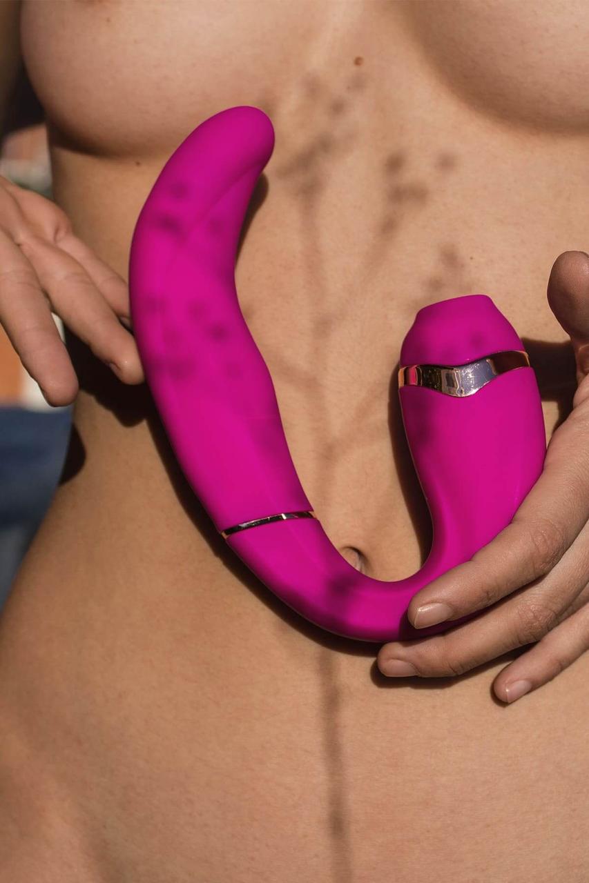 Пульсатор с вакуумной стимуляцией клитора Adrien Lastic My G (Pink) в DIDO