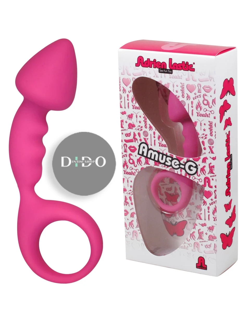 Анальна пробка Adrien Lastic Budy Pink зі стимулюючою ніжкою, макс. діаметр 2,5см у DIDO