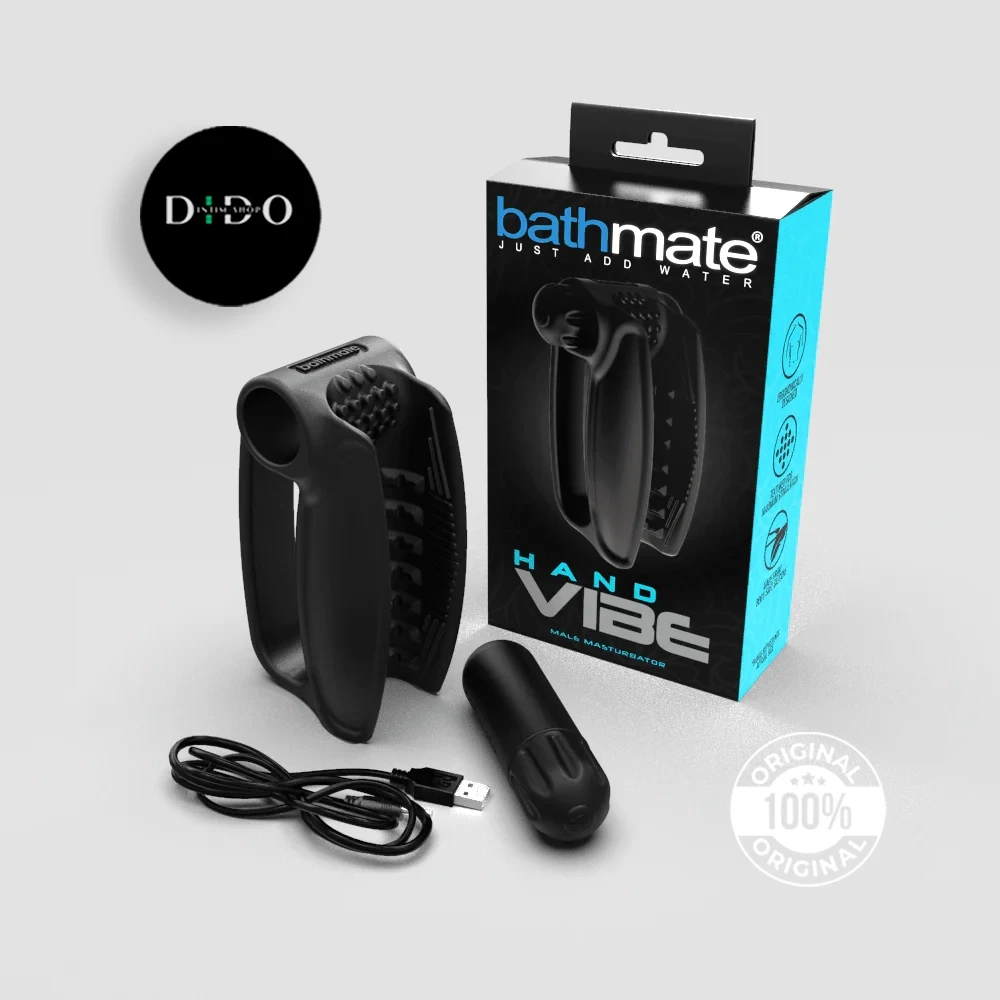 Мастурбатор с вибропулей Bathmate Hand Vibe, 10 режимов, перезаряжаемый в DIDO