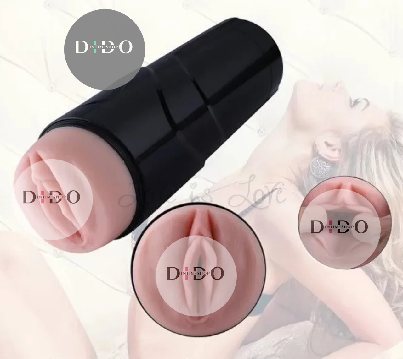 Мастурбатор с вибрацией Hismith Male Masturbation Cup with Vibe, совместим с креплением KlicLok в DIDO