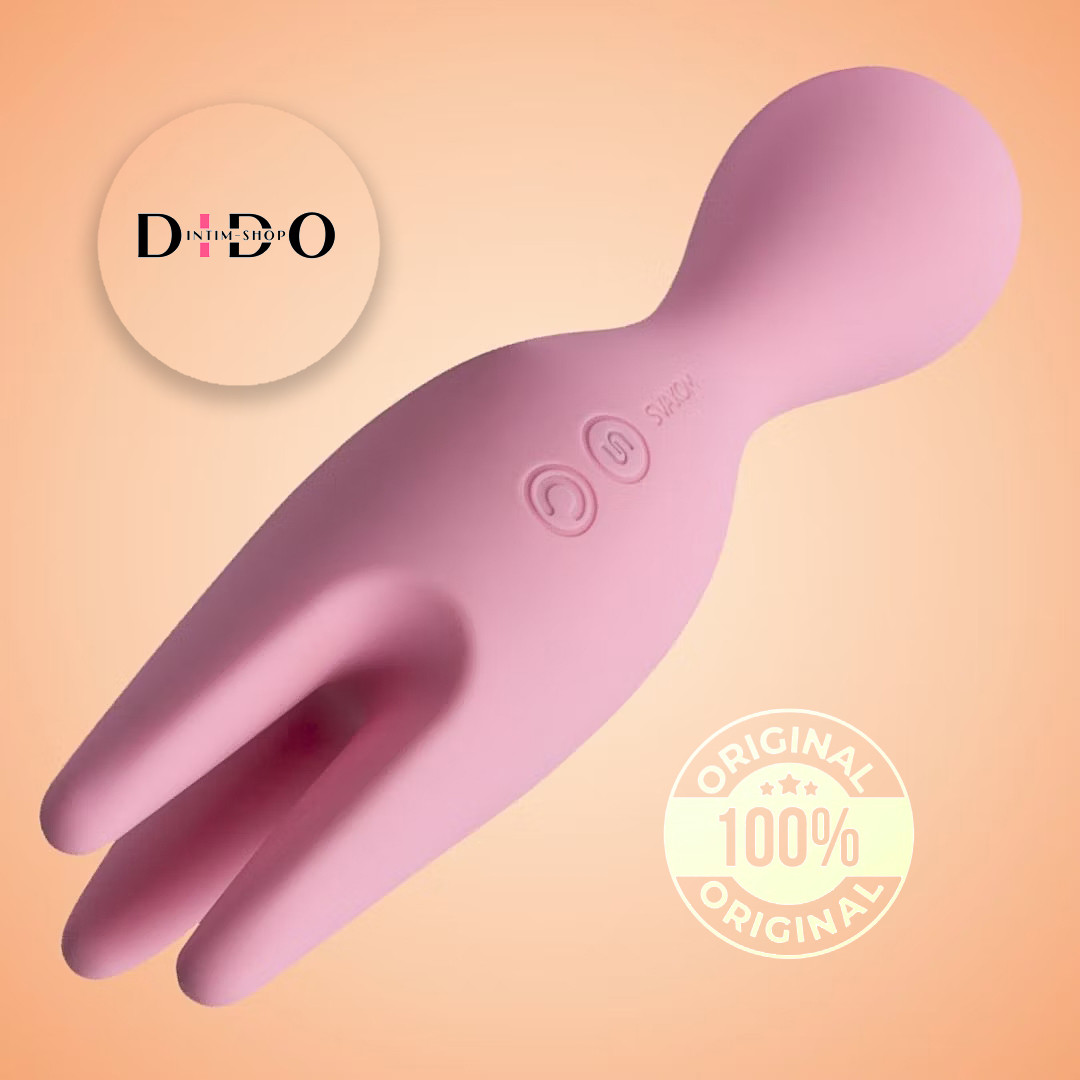 Подвійний вібратор для чутливих зон Svakom Nymph Pale Pink у DIDO