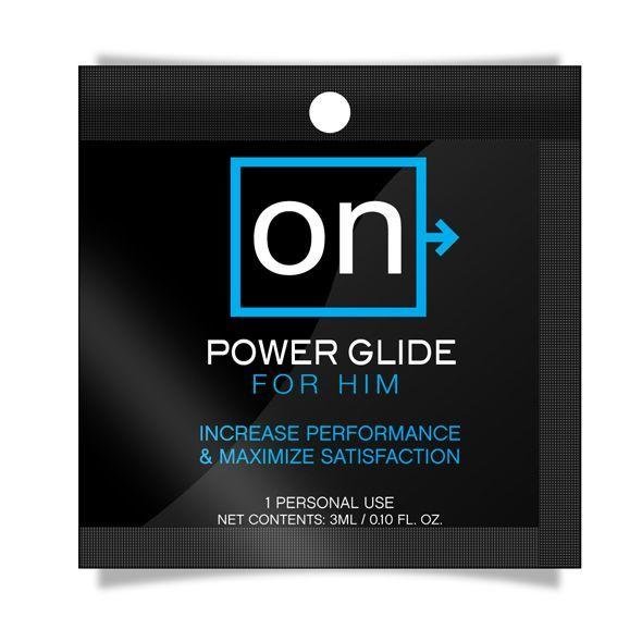 Пробник стимулюючого гелю Sensuva - ON Power Glide For Him (3 мл) для суперерекції в DIDO