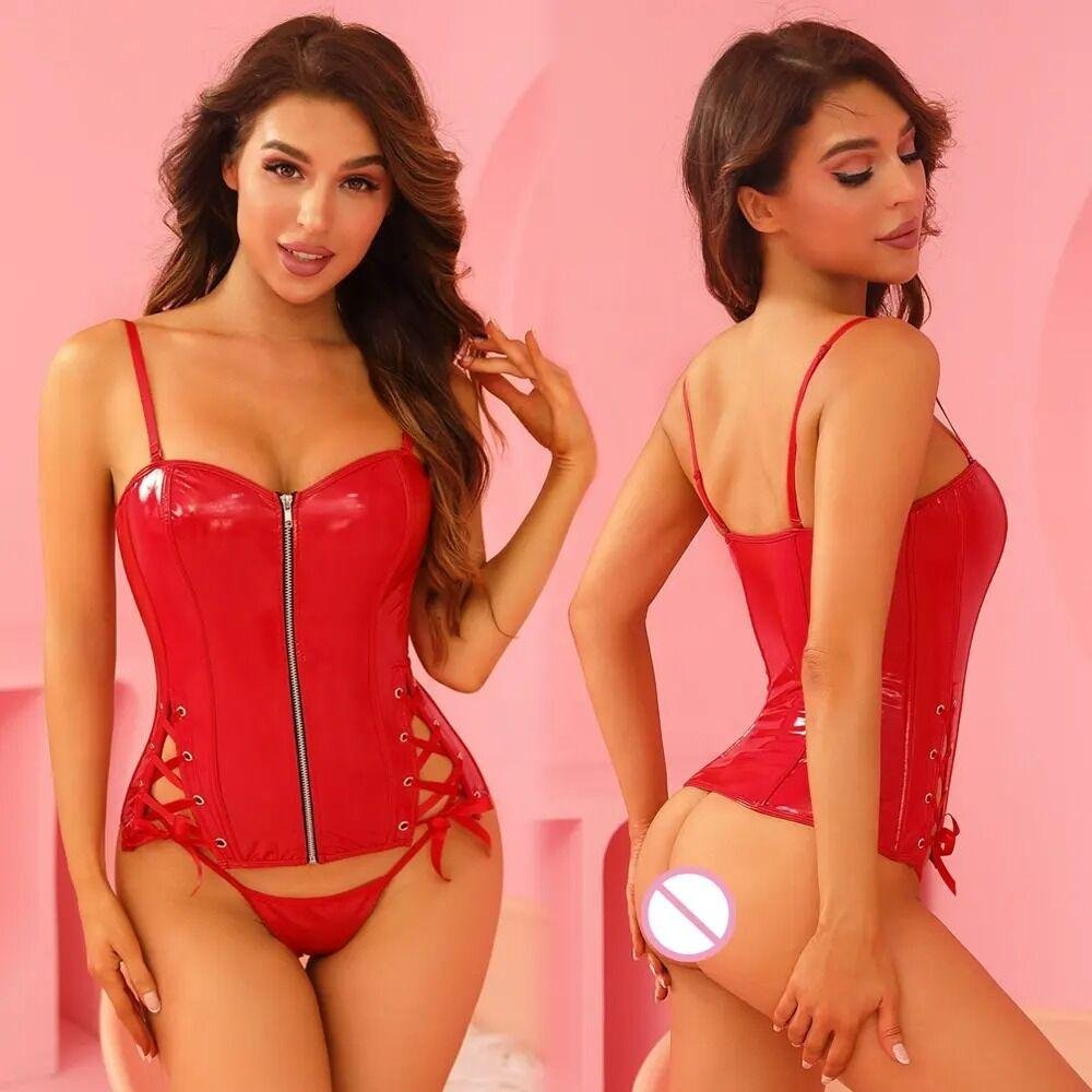 Корсет JSY «Соковита Карен» з мокрим ефектом One Size, корсет, трусики в DIDO