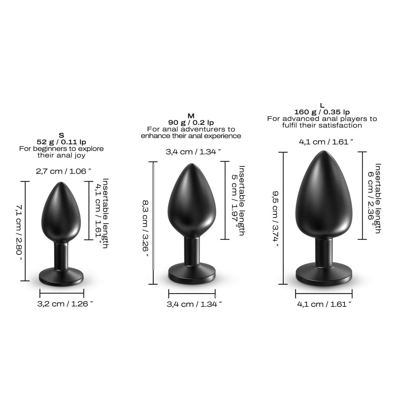 Анальна пробка Dorcel ONIX PLUG M в DIDO