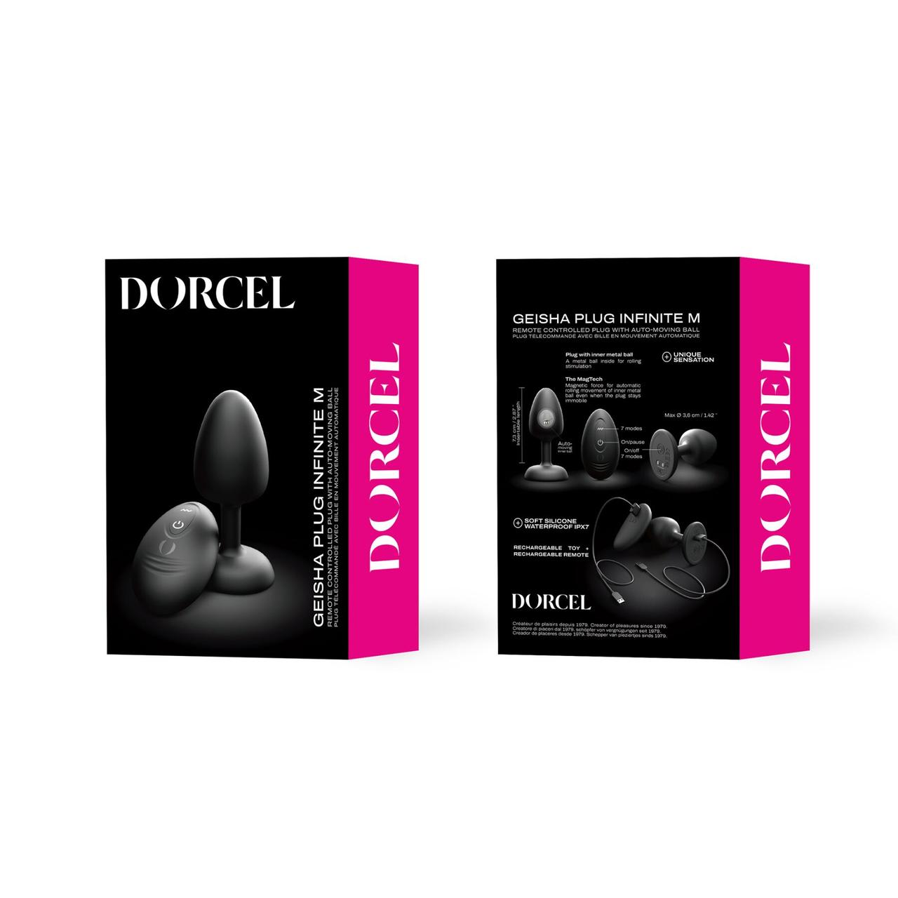 Анальная вибропробка Dorcel GEISHA PLUG INFINITE M в DIDO