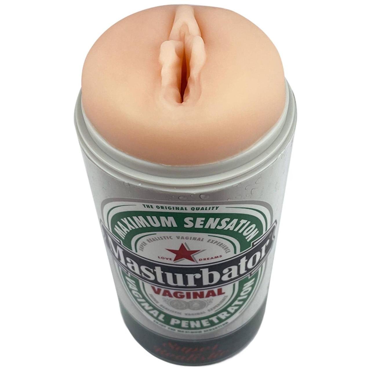 Мастурбатор-вагіна Alive Heineken Vagina II у вигляді банки пива в DIDO