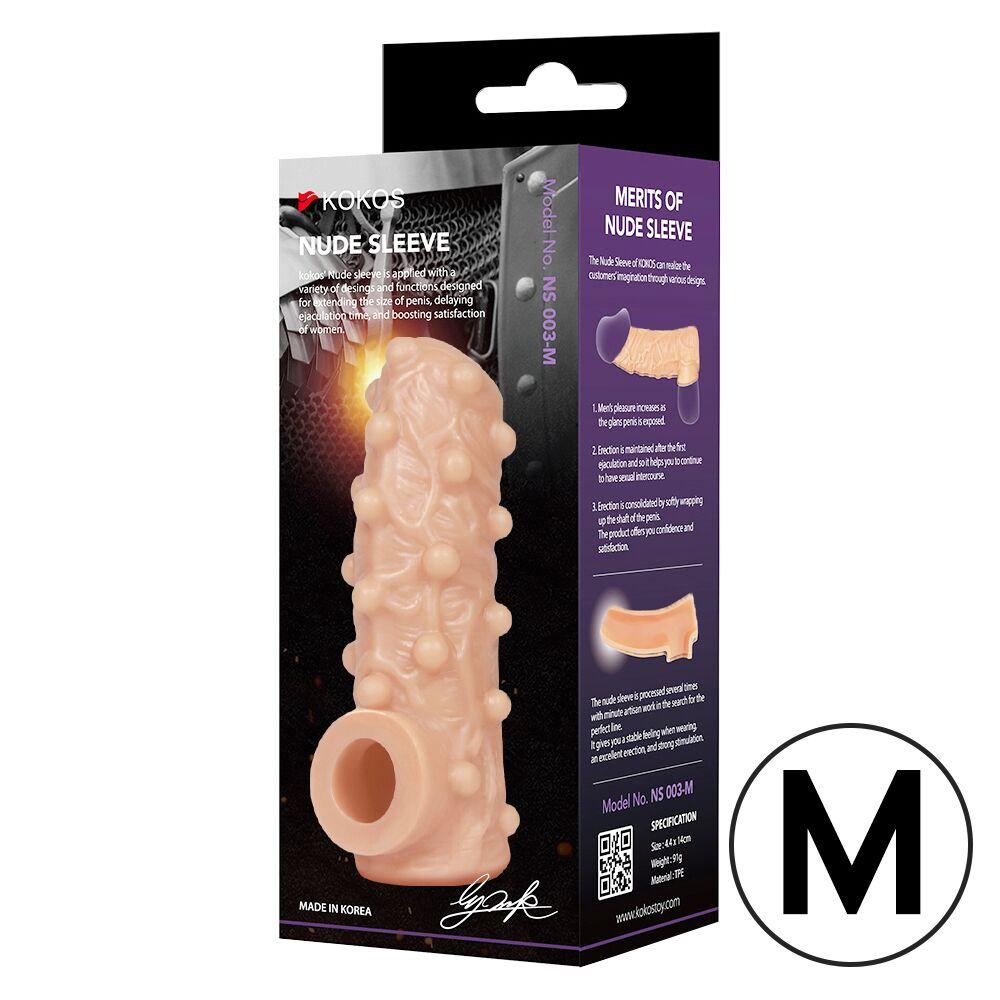 Насадка на член Kokos Nude Sleeve NS 001 M у DIDO
