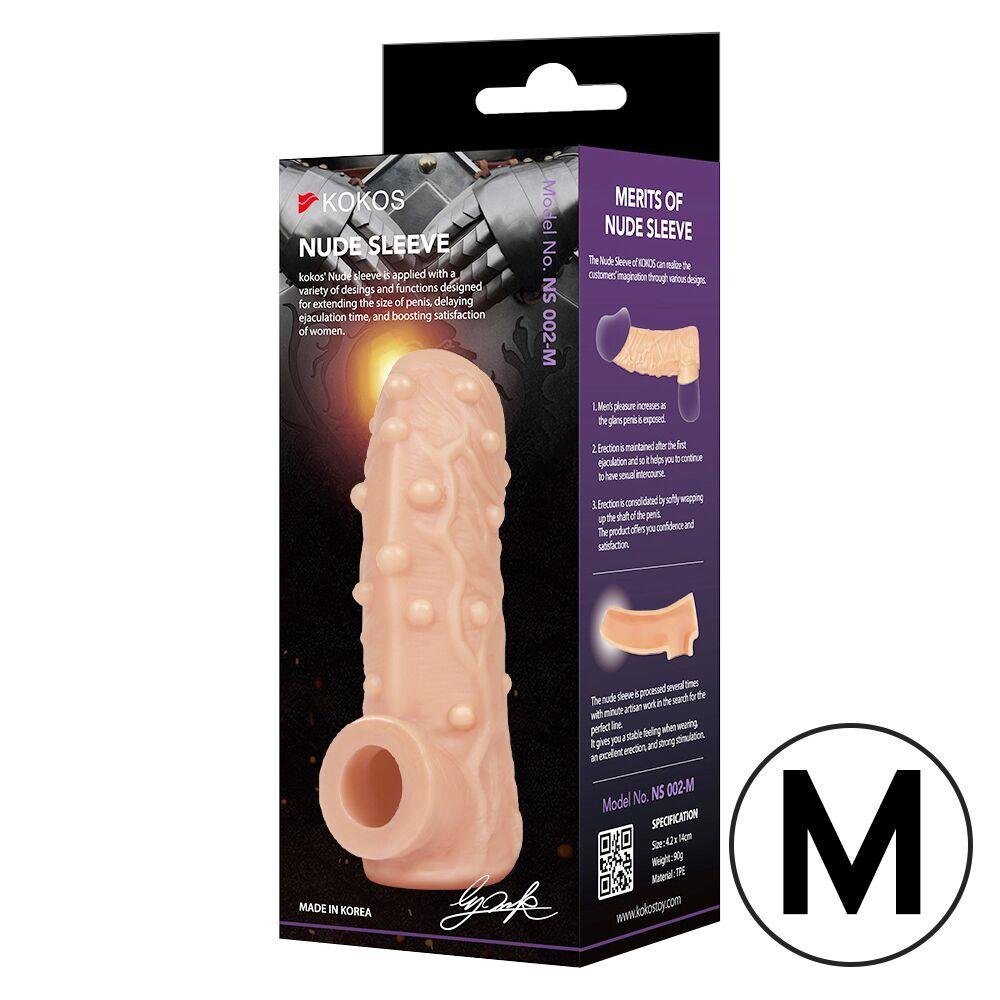 Насадка на член Kokos Nude Sleeve NS 002 M в DIDO
