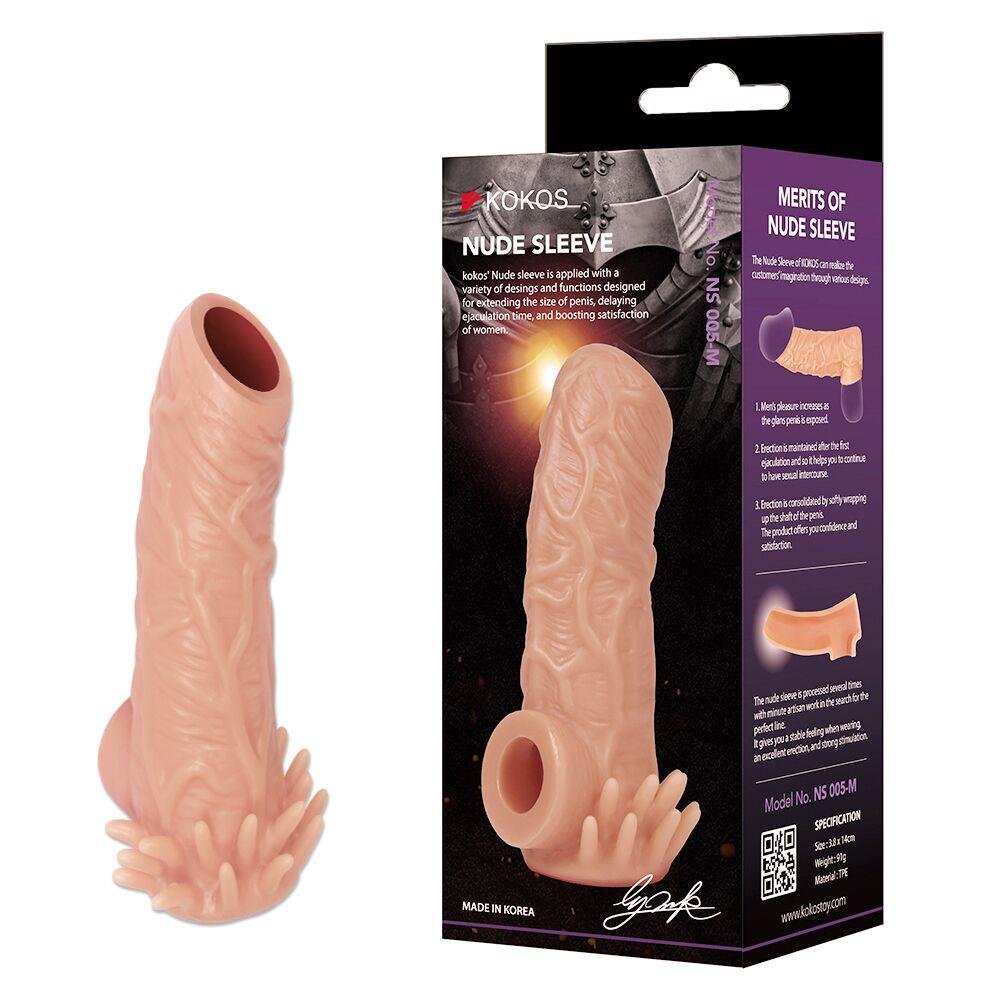 Насадка на член Kokos Nude Sleeve NS 005 M у DIDO