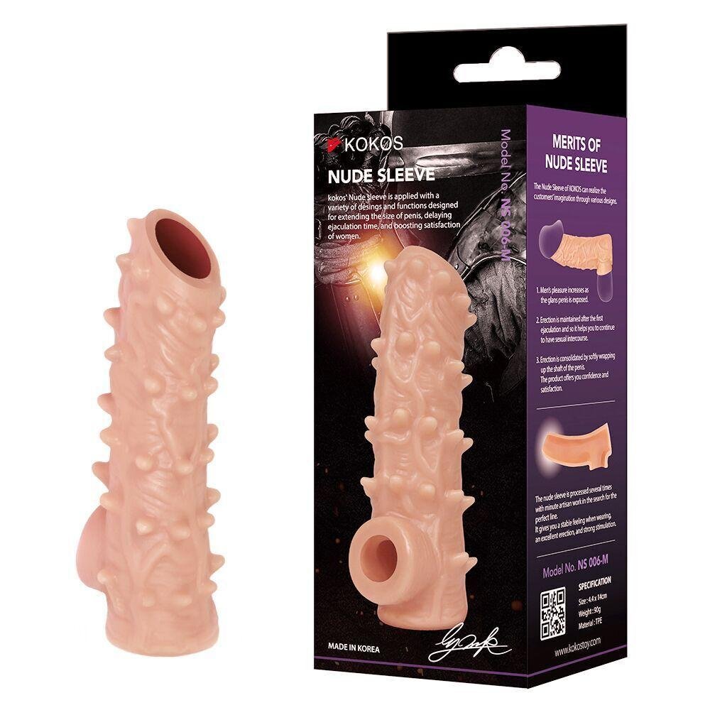 Насадка на член Kokos Nude Sleeve NS 006 L в DIDO